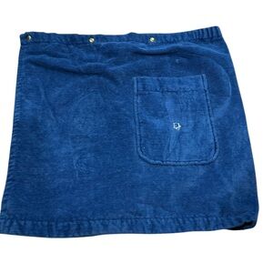 Dior Blue Mini towel wrap from the monsieur collection vintage 80s